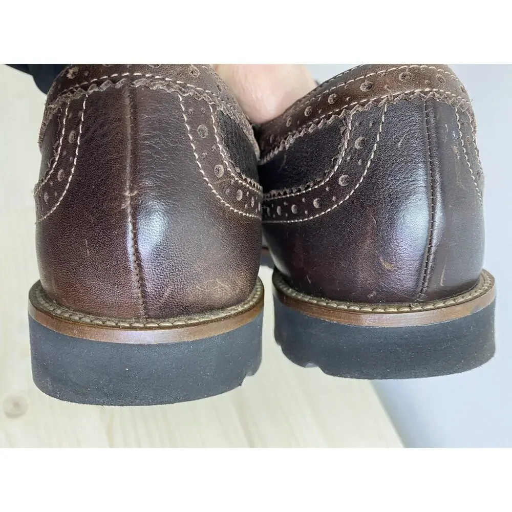 11 Rockport Adiprene By Adidas Leather Wingtip Oxford Dress Shoes